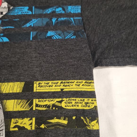 DC Justice League Graphic Crew Neck Short Sleeve T-Shirt Youth Boys Size M Black - Picture 4 of 9